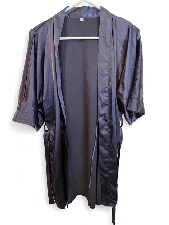 Other - Satin Robe for Women - Navy